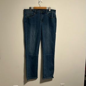 Joseph Ribkoff bootcut jeans.  Size 16
